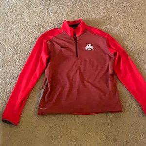 Ohio State Nike Dri-Fit quarter zip